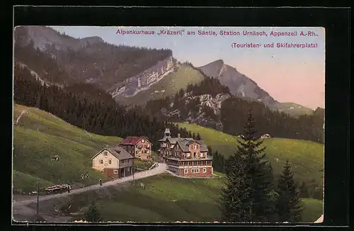 AK Appenzell, Alpenkurhaus Kräzerli am Säntis