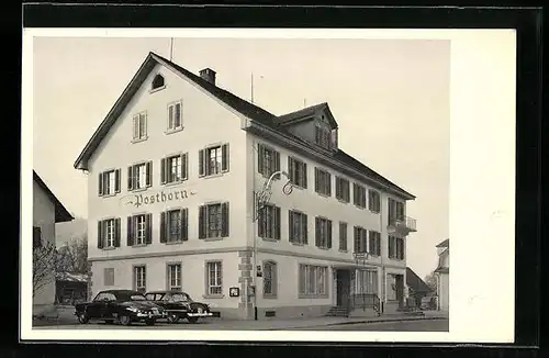 AK Neuenhof b. Baden, Gasthof Posthorn, Propr. E. Voser