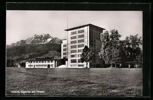 AK Luzern, Kaserne mit Pilatus