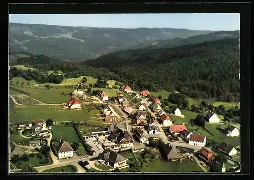 AK Häusern /Schw., Ortsansicht vom Flugzeug aus