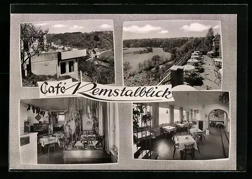 AK Hegnach-Waiblingen, Café-Restaurant Remstalblick, Inh. G. Müssle