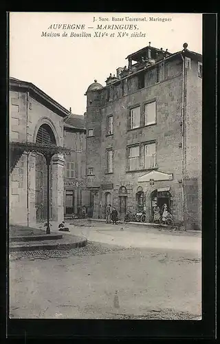 AK Maringues, Maison de Bouillon XIVe et XVe siècles