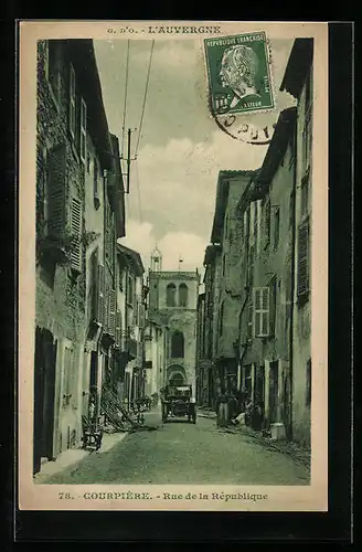 AK Courpière, Rue de la République