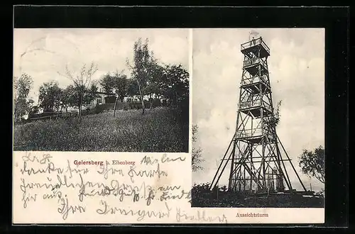 AK Geiersberg bei Eibenberg, Aussichtsturm