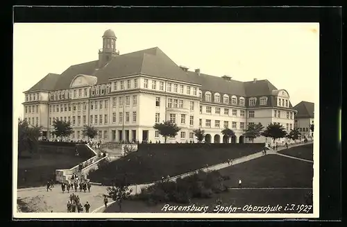 AK Ravensburg, Spohn-Oberschule im Jahre 1927