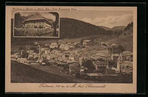 AK Todtmoos /bad. Schwarzwald, Gasthaus z. Maien von Peter Frommherz Wwe.