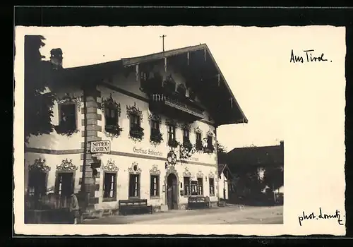 AK Flintsbach am Inn, Gasthaus Falkenstein