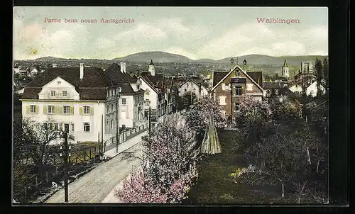 AK Waiblingen, Partie beim neuen Amtsgericht