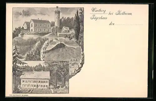 AK Heilbronn, Wartberg mit Jägerhaus