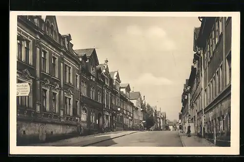 AK Neustadt b. Coburg, Blick in die Ernststrasse