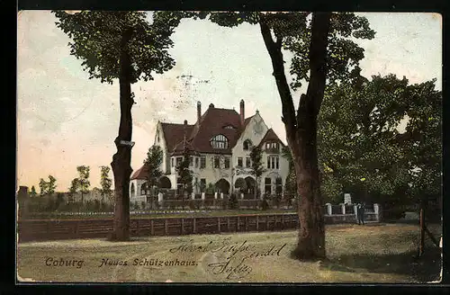 AK Coburg, Gasthaus Neues Schützenhaus