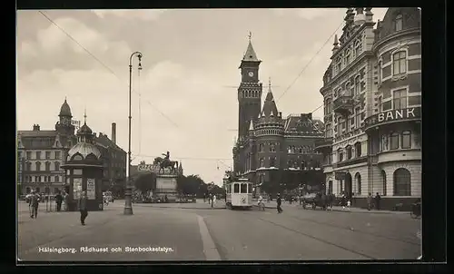 AK Helsingborg, Radhuset och Stenbocksstatyn