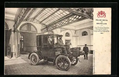 AK Bruxelle, Palais Royal, Les Ecuries Royales, Place du Trône, Coupe automobile du Roi