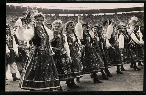 AK Moskau, Vi. Weltfestspiele der Jugend und Studenten 1957