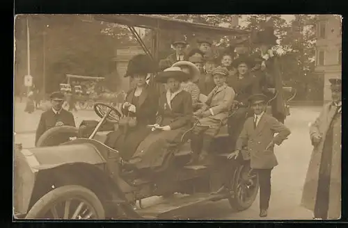 AK München, Vereinigte Müchner Fremdenrundfahrten, Autobus