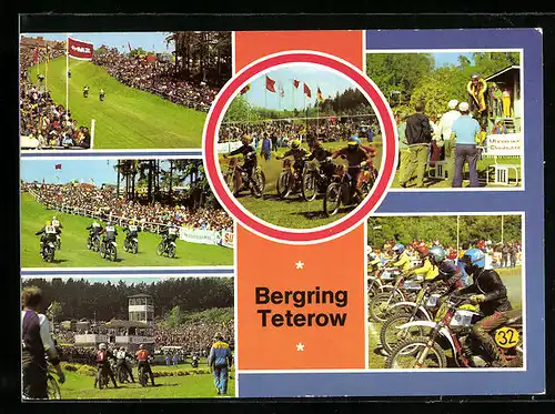 AK Teterow, Internationales Teterower Bergringrennen, Motorräder auf der Strecke
