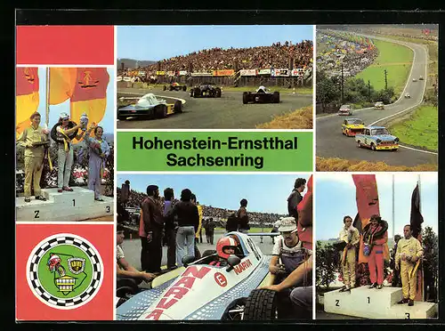 AK Hohenstein-Ernstthal, Autorennen Sachsenring, mit Siegerehrung