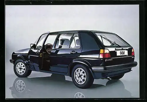 AK Auto-Reklame für VW Golf