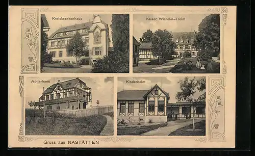 AK Nastätten, Kreiskrankenhaus, Kaiser Wilhelm-Heim, Isolierhaus