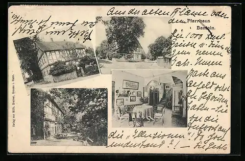 AK Banteln, Ansichten des Pfarrhauses