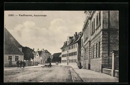 AK Kaufbeuren, Blick in die Bahnhofstrasse