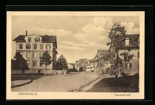 AK Birkenfeld, Blick in die Hauptstrasse