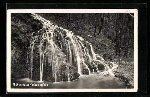 AK Bad Urach, Gütersteiner Wasserfälle im Wald