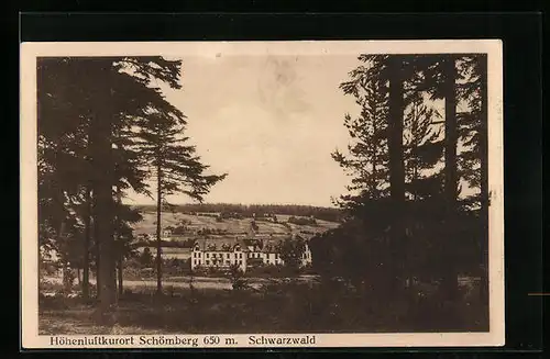 AK Schömberg, der Höhenluftkurort mit Schwarzwald