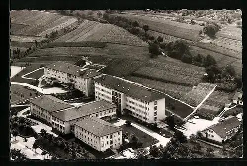 AK Offenburg /Bd., Fliegeraufnahme vom St. Josefskrankenhaus