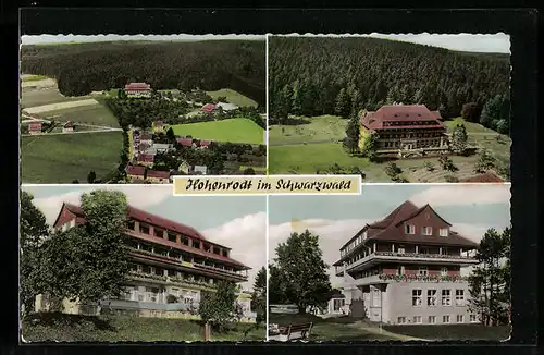 AK Lossburg-Rodt im Schwarzwald, Sanatorium Hohenrodt
