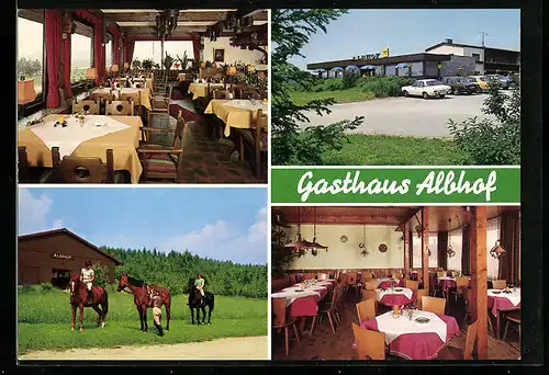 AK Heroldstatt-Sontheim, Gasthaus Albhof an der B 28