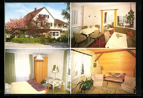 AK Freudenstadt /Schwarzwald, Pension Pfeifle-Walz, Palmenwaldstr. 20