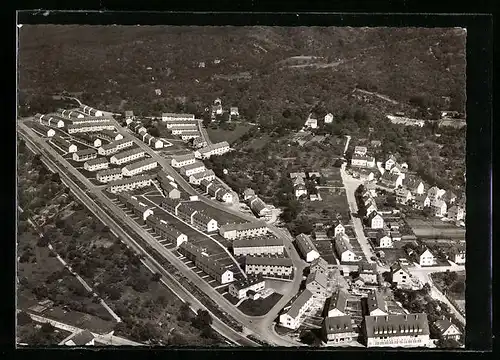 AK Reutlingen, Fliegeraufnahme der Burgholzsiedlung