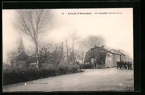 AK La Goutelle, Ortsansicht mit Häusern