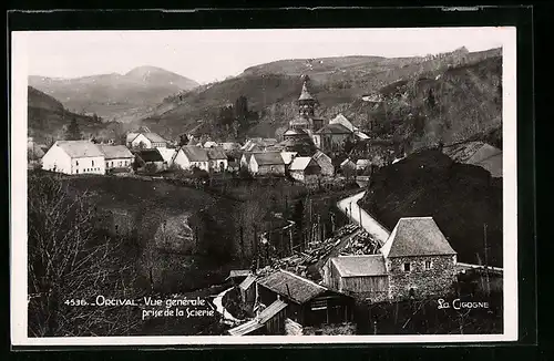 AK Orcival, Vue generale, prise de la Scierie