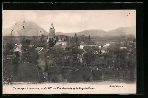 AK Olby, Vue Generale et le Puy-de-Dome