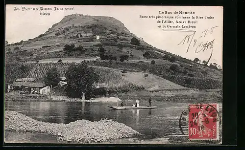 AK St-Germain-Lembron, Le Suc de Nonette, Butte tres pittoresque dominant la Rive droite de l`Allier