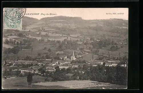 AK Grandrif, Ortsansicht mit Umgebung