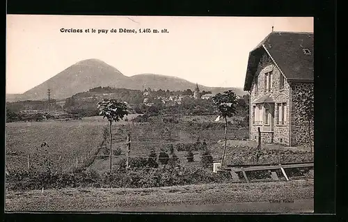 AK Orcines, Le village et le puy de Dome
