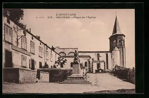 AK Orcines, Place de L`Eglise