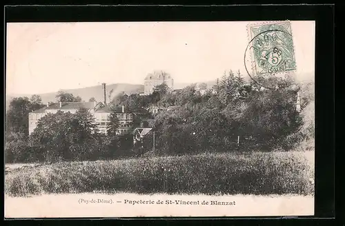 AK Blanzat, Papeterie de St-Vincent