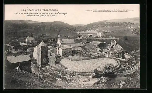 AK Mazan, Vue générale et l`Abbaye
