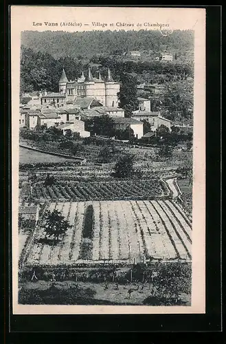 AK Les Vans, Village et Chateau de Chambonas