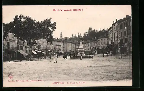 AK Lamastre, La Place du Marché