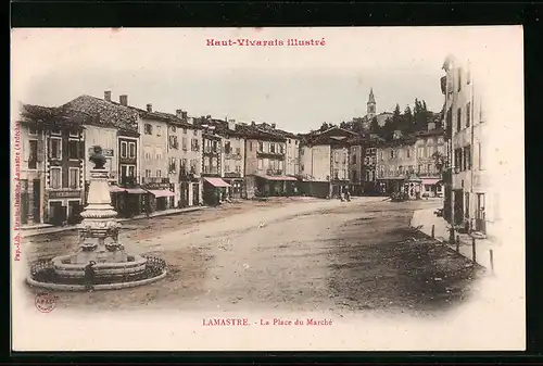 AK Lamastre, La Place du Marché