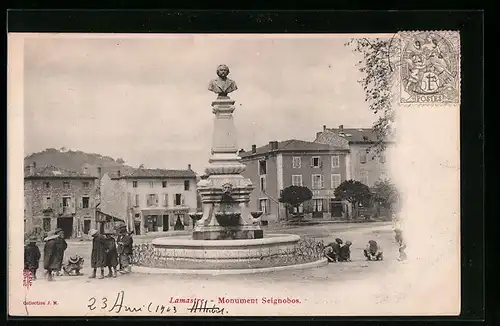AK Lamastre, Monument Seignobos