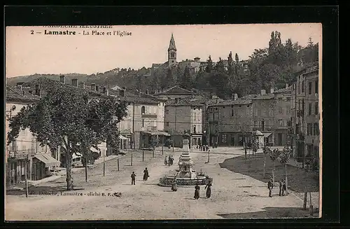 AK Lamastre, La Place et l`Eglise