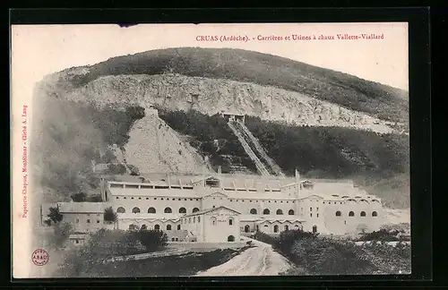 AK Cruas, Carrieres et Usines a chaux Vallette-Viallard