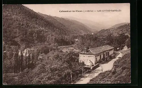 AK Colombier-le-Vieux, Cafe Entressangles