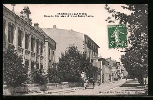 AK Serrières, Groupe Scolaire et Quai Jules-Roche